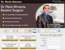 Tablet Screenshot of marioalmanza.com